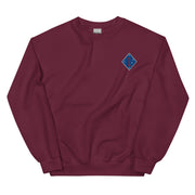 1st Marine Division Unisex Sweatshirt - Maroon