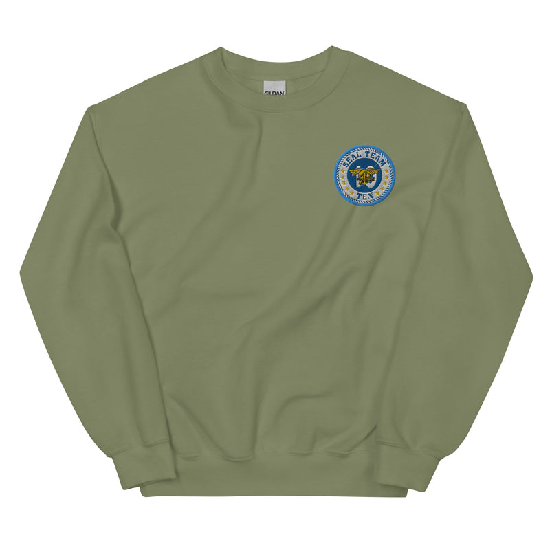 Seal Team 10 Unisex Sweatshirt - Military Green