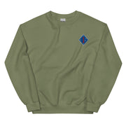 1st Marine Division Unisex Sweatshirt - Military Green