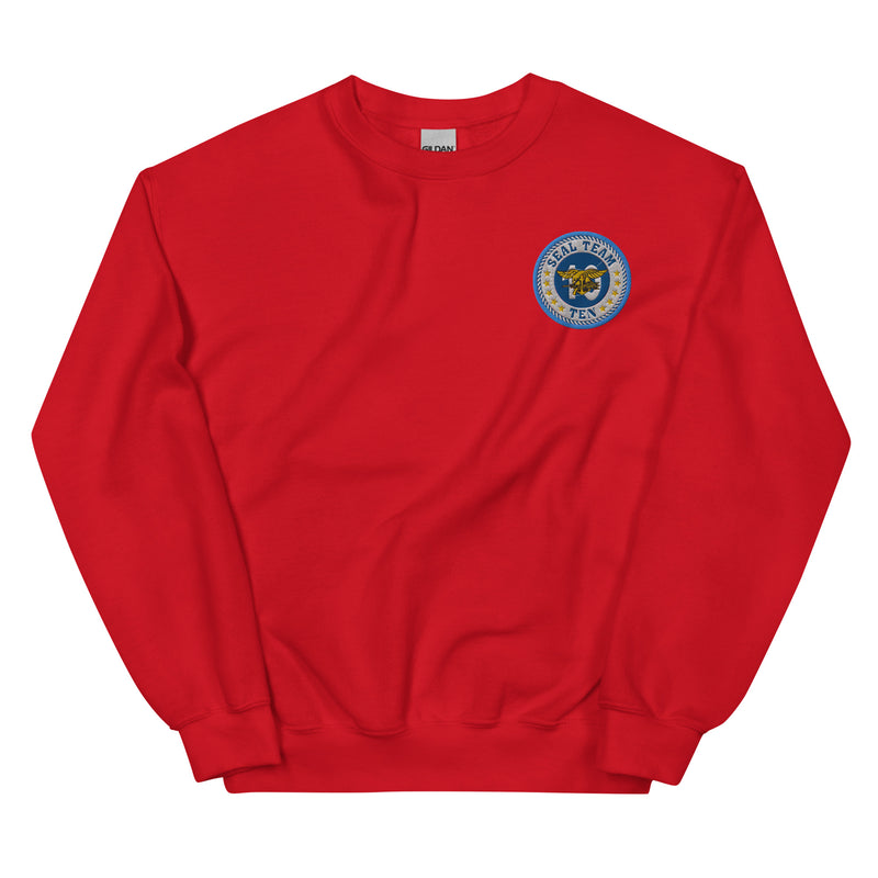 Seal Team 10 Unisex Sweatshirt - Red