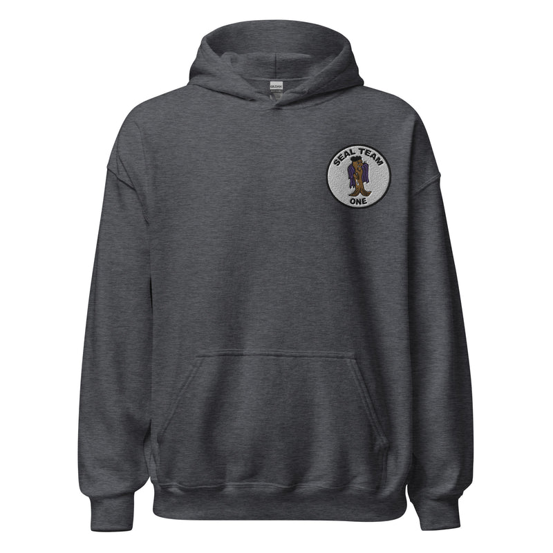 Seal Team 1 Hoodie - Dark Heather
