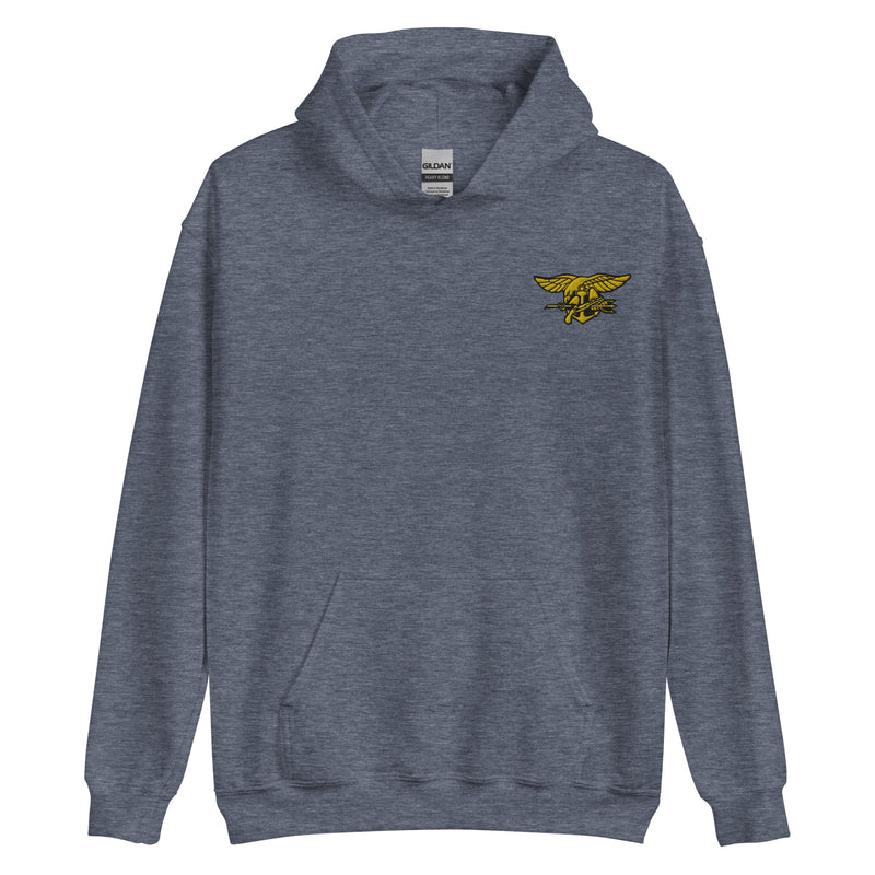 Navy Seals Hoodie - Heather Sport Dark Navy