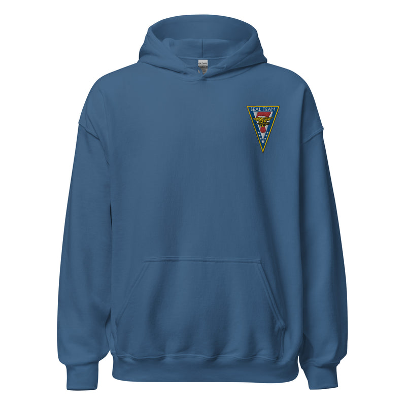 Seal Team 7 Hoodie - Indigo Blue