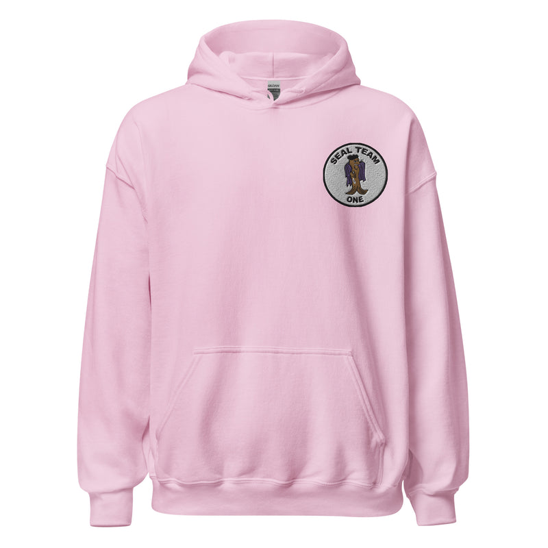 Seal Team 1 Hoodie - Light Pink