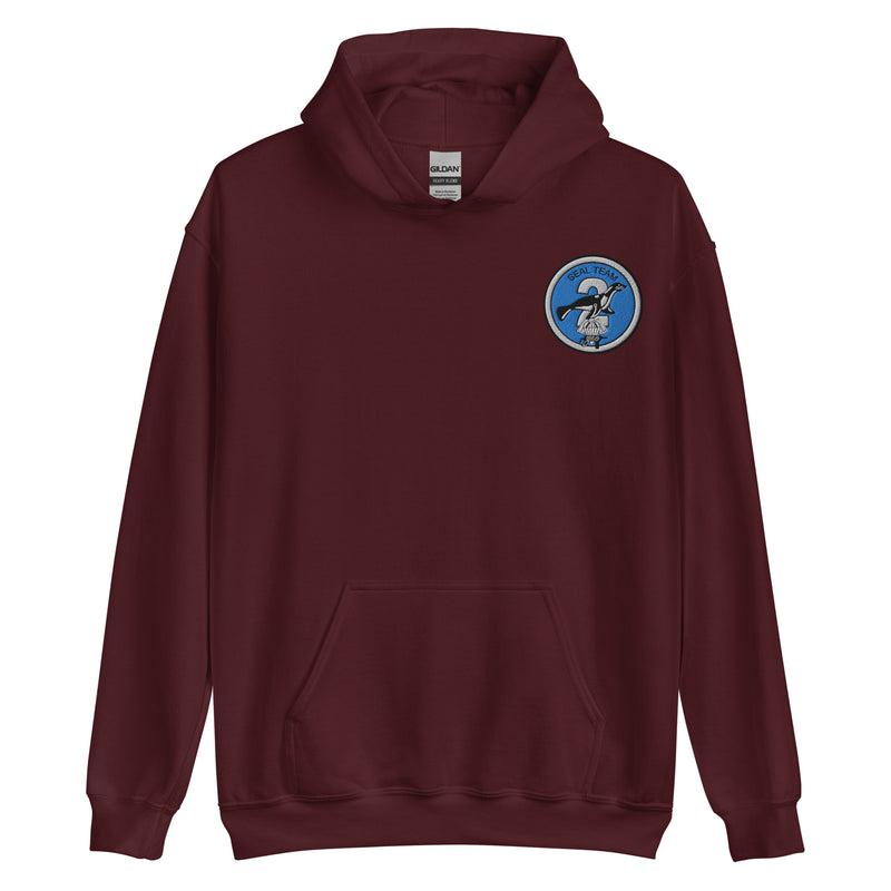 Seal Team 2 Hoodie - Maroon