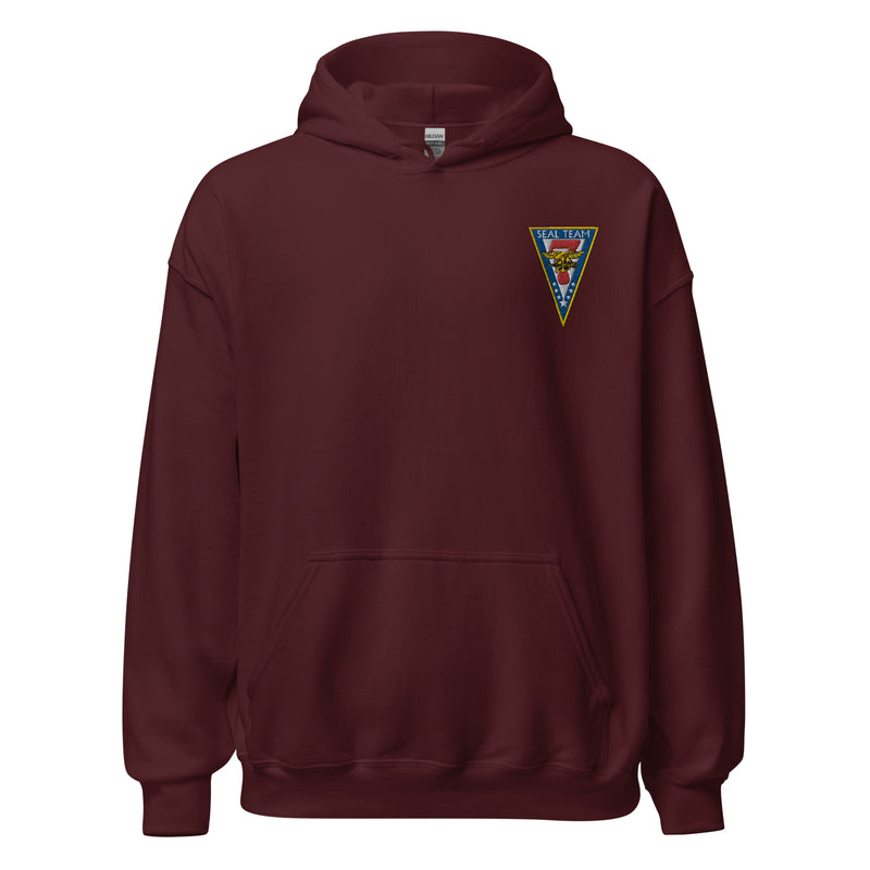 Seal Team 7 Hoodie - Maroon