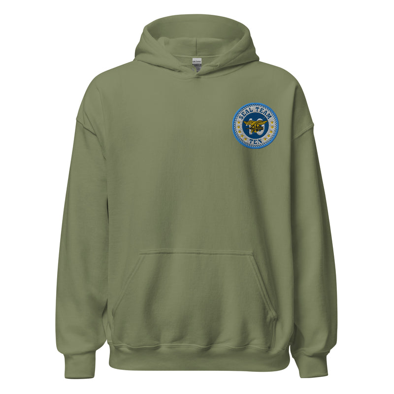 Seal Team 10 Hoodie - Military Green