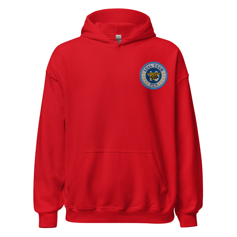 Seal Team 10 Hoodie - Red