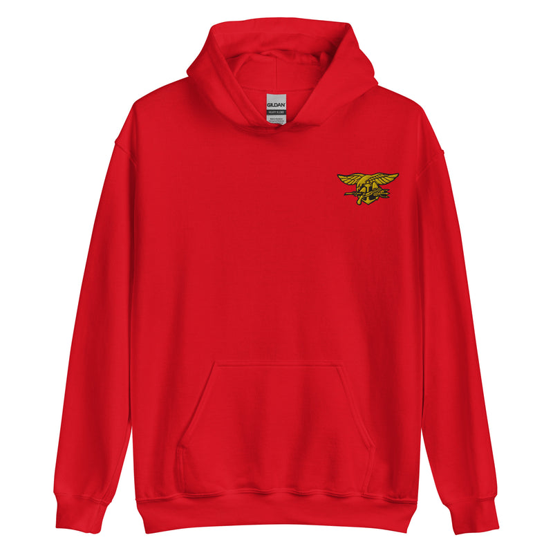 Navy Seals Hoodie - Red