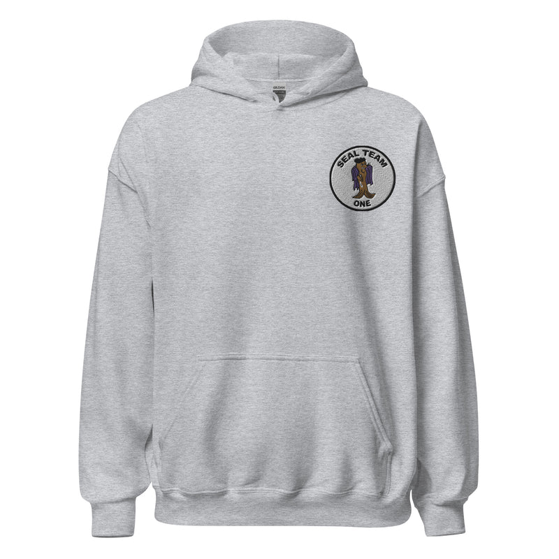 Seal Team 1 Hoodie - Sport Grey