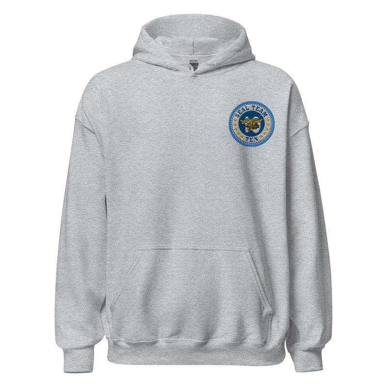 Seal Team 10 Hoodie - Sport Grey