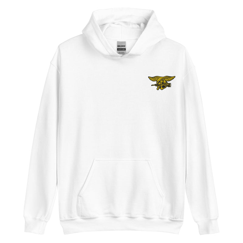 Navy Seals Hoodie - White