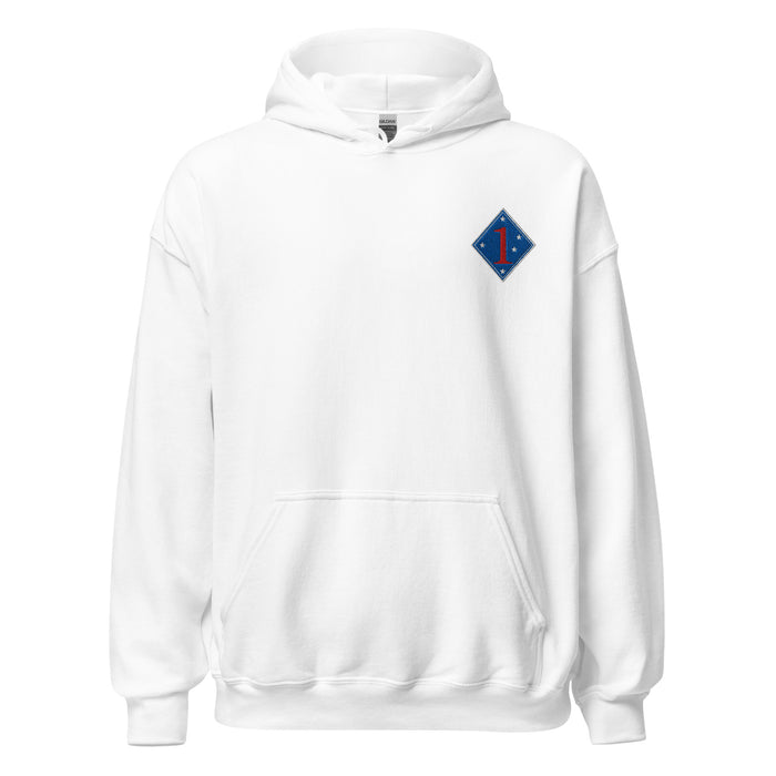 1st Marine Division Hoodie - White