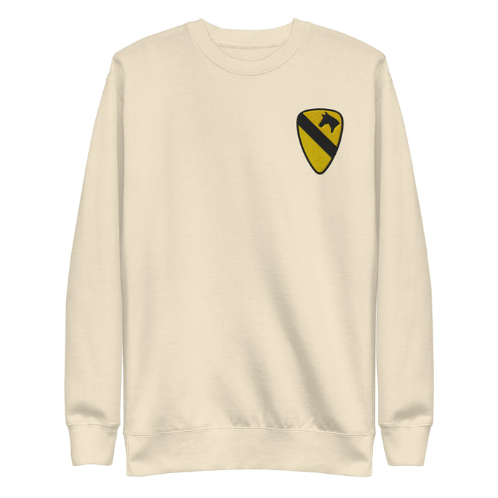1st Cavalry Premium Sweatshirt - Bone