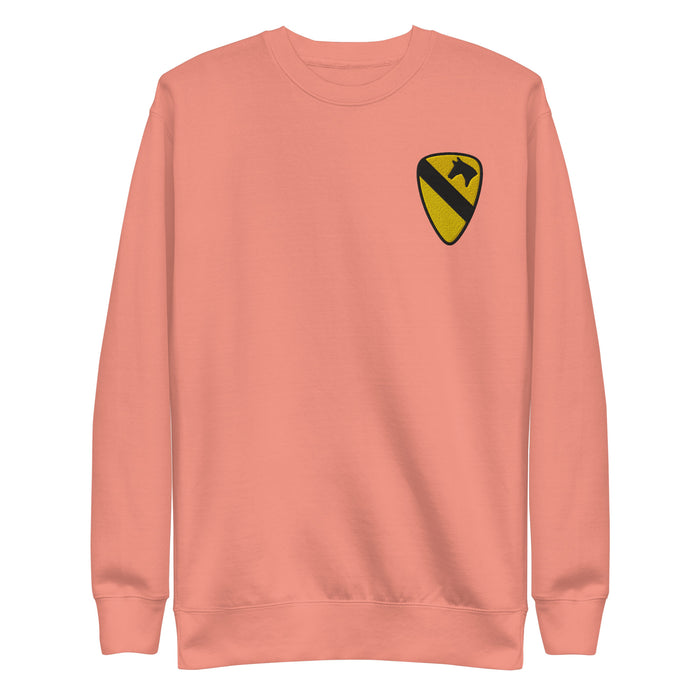1st Cavalry Premium Sweatshirt - Dusty Rose