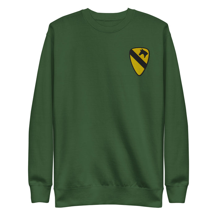 1st Cavalry Premium Sweatshirt - Forest Green
