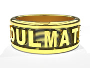 Gold Customized Celestial Wedding Band