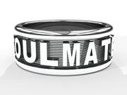 Sterling Silver Customized Celestial Wedding Band