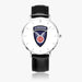 Top View - 11th Airborne Division Ultra Thin Watch (Black Strap)