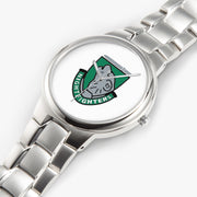 Top View - 104th Infantry Division-Silver Stainless Steel Silver Quartz Watch