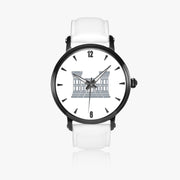 Combat Engineer-46mm Automatic Watch with a White Leather Band