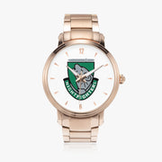 104th Infantry Division-46mm Automatic Steel Strap Gold Watch