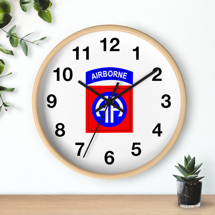 82nd Airborne Division Wall Clock