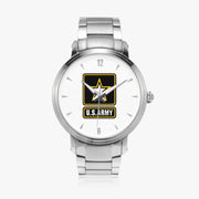 US Army-46mm Automatic Steel Strap Silver Watch