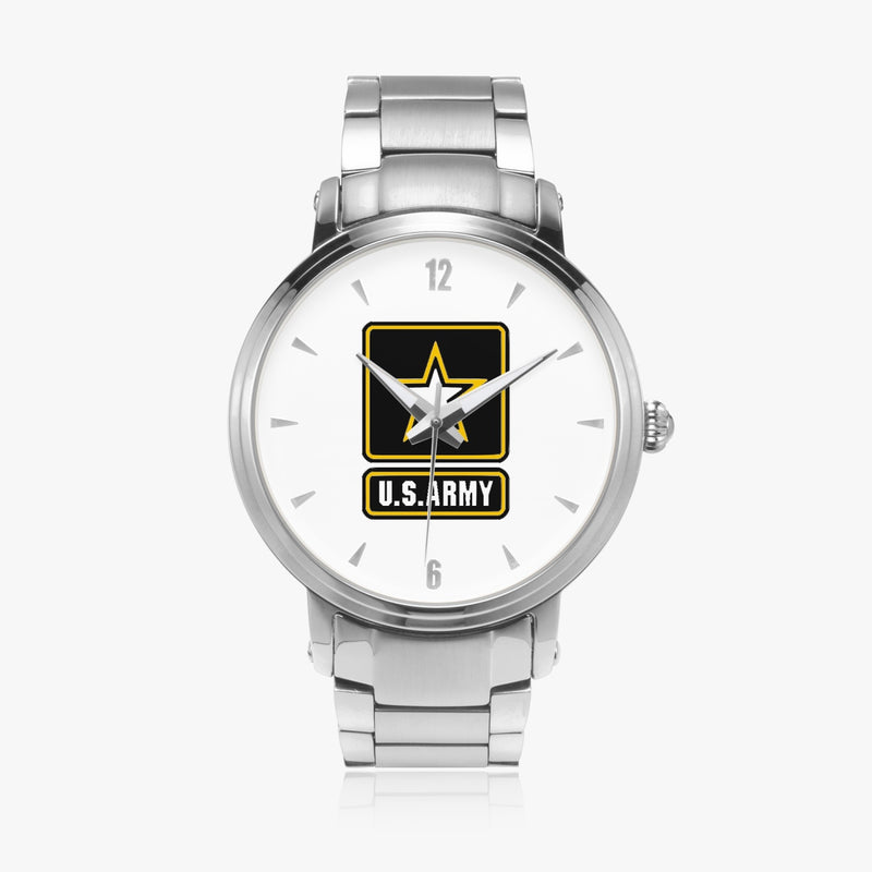 US Army-46mm Automatic Steel Strap Silver Watch