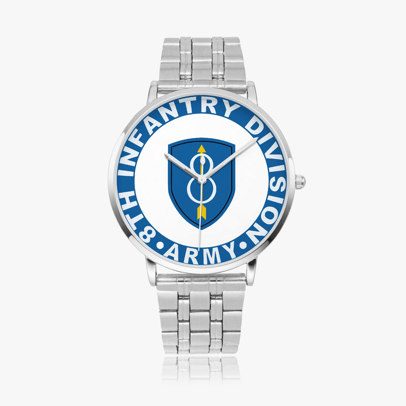 8th Infantry Division Silvertone Watch