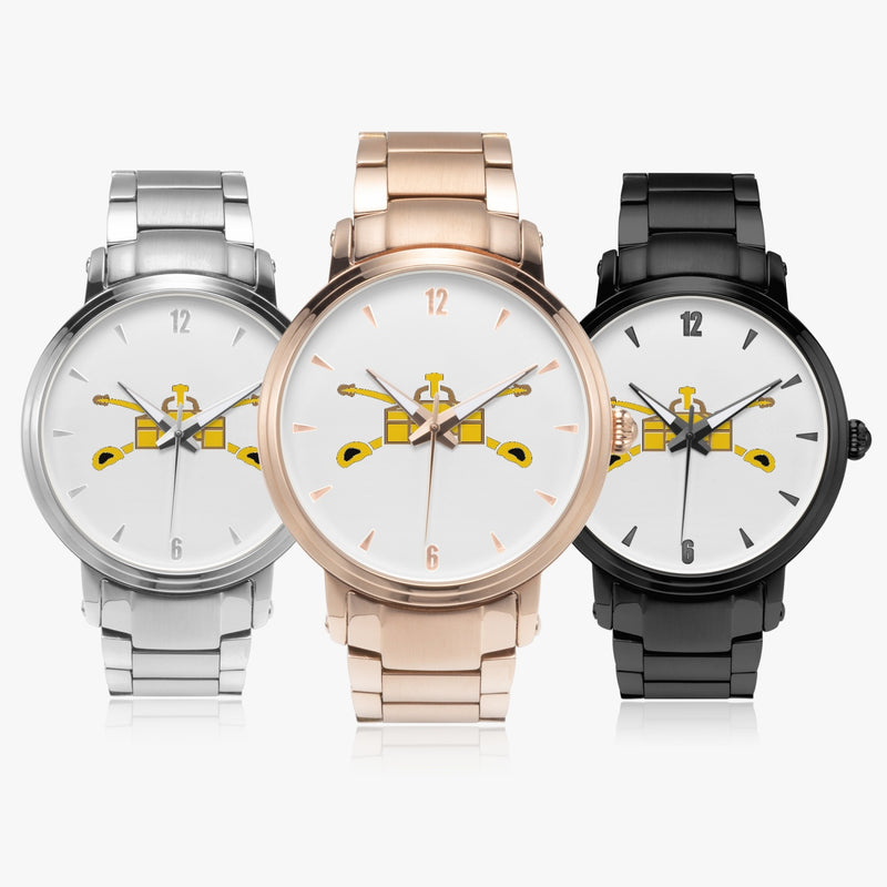 Family of Army Armor 46mm Automatic Steel Strap Watches
