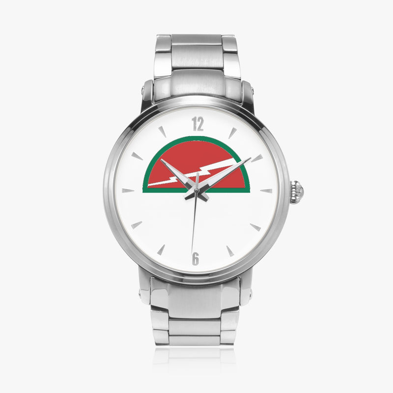 78th Infantry Division-46mm Automatic Steel Strap Silver Watch