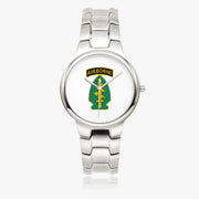 Special Forces Airborne-Silver Stainless Steel Silver Quartz Watch