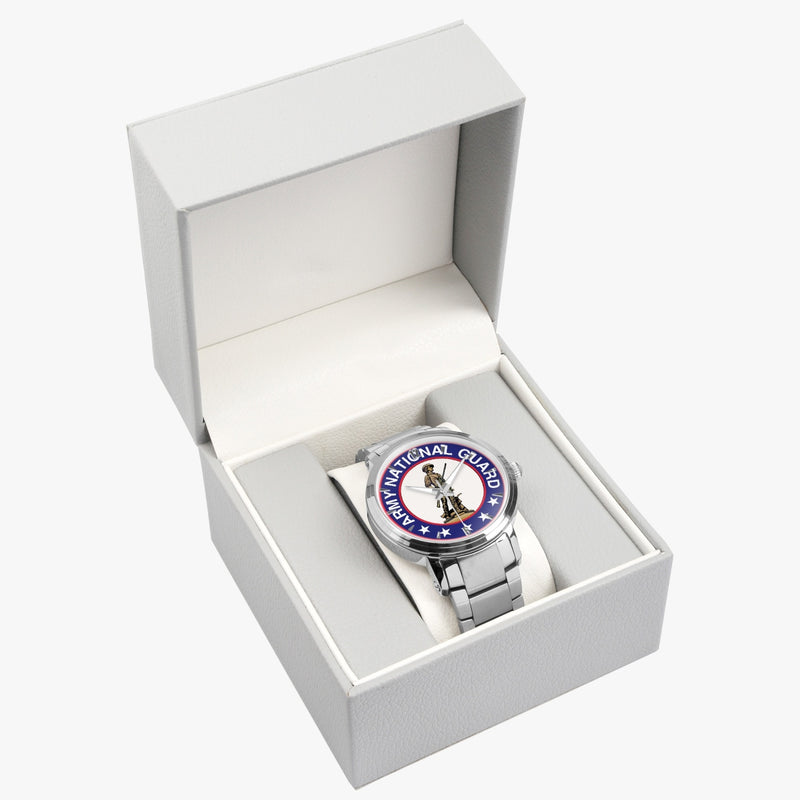 Watch Case with a US Army National Guard-46mm Automatic Watch