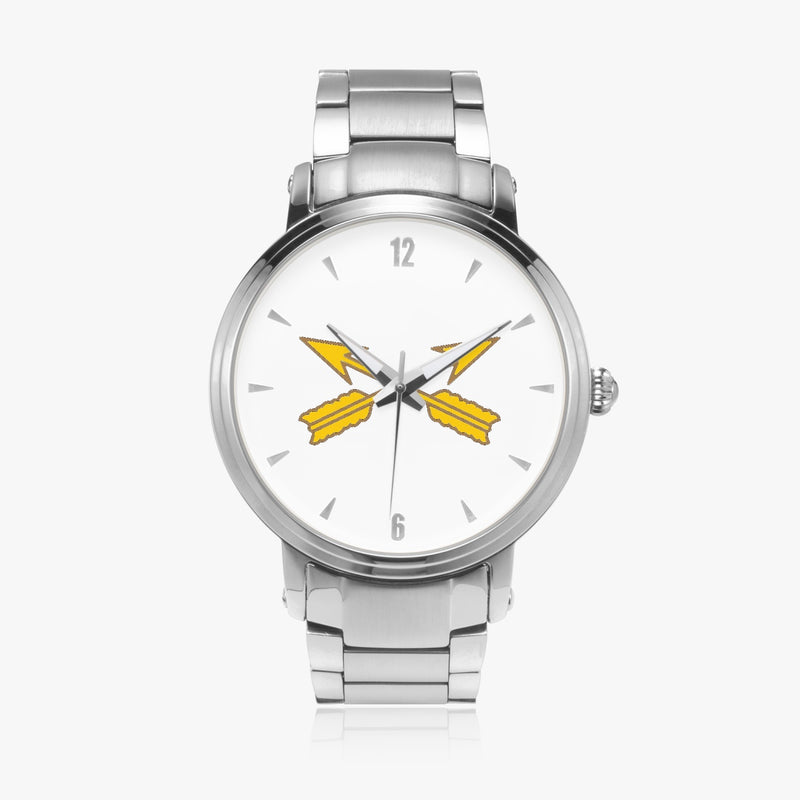 Special Forces-46mm Automatic Steel Strap Silver Watch