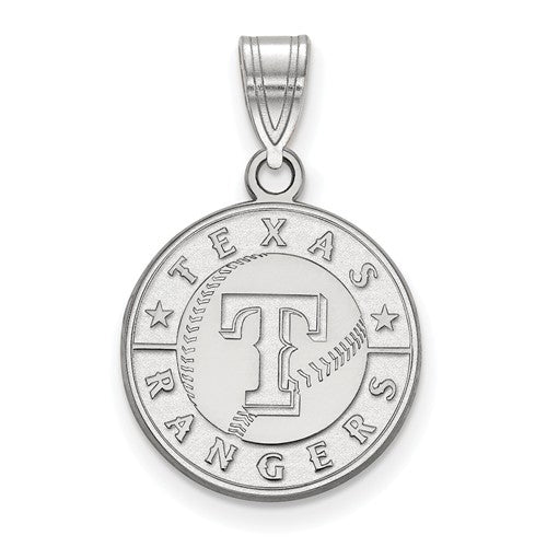 10kw MLB  Texas Rangers Medium Logo Pendant