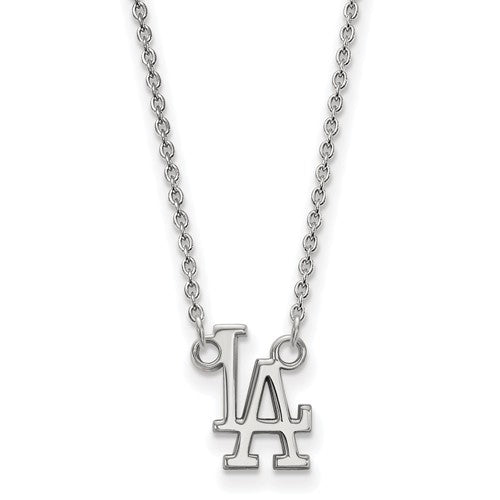 10kw MLB  Los Angeles Dodgers Small Pendant w/Necklace