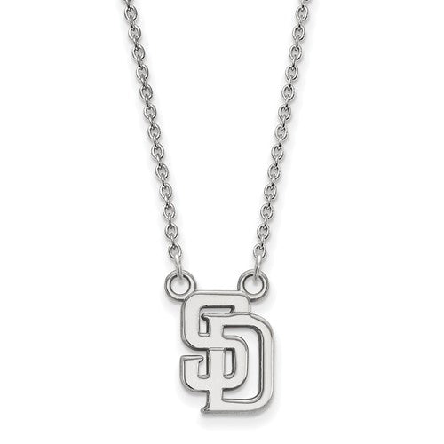 10kw MLB  San Diego Padres Small Pendant w/Necklace