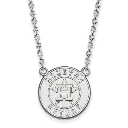 10kw MLB  Houston Astros Large Pendant w/Necklace