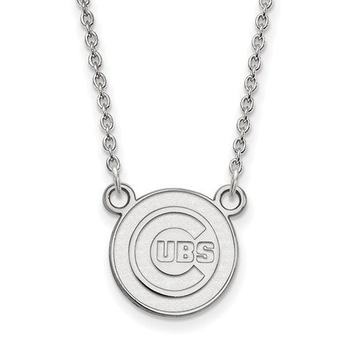 10kw MLB  Chicago Cubs Small Pendant w/Necklace