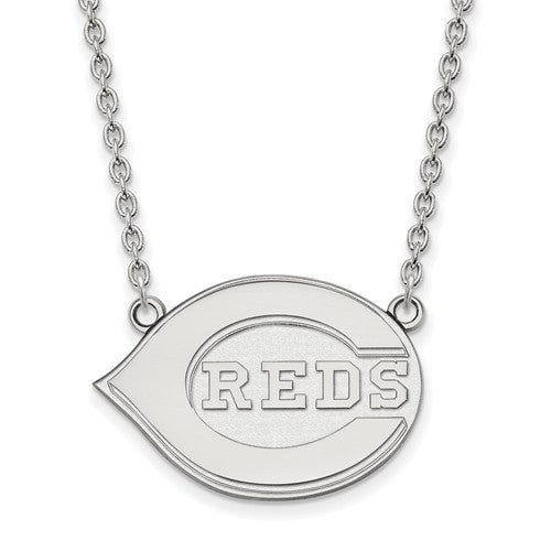 10kw MLB  Cincinnati Reds Large Pendant w/Necklace
