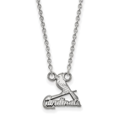 10kw MLB  St. Louis Cardinals Small Logo Pendant w/Necklace