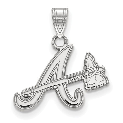 10kw MLB  Atlanta Braves Small A w/tomahawk Pendant