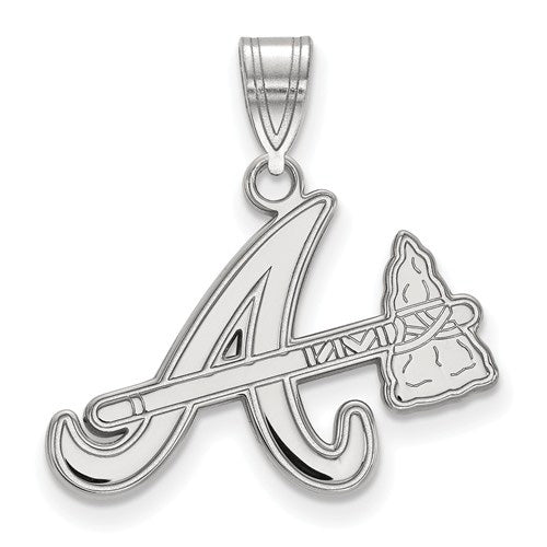 10kw MLB  Atlanta Braves Medium A w/tomahawk Pendant