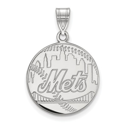 10kw MLB  New York Mets Large Logo Pendant