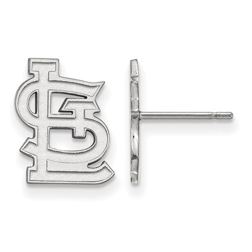 10kw MLB  St. Louis Cardinals Small Post Earrings