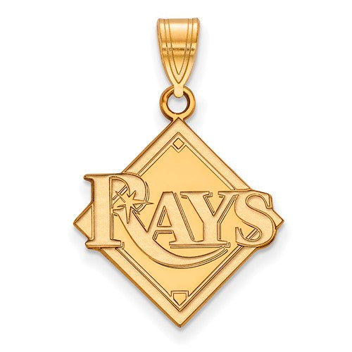 10ky MLB  Tampa Bay Rays Large Old Logo Pendant