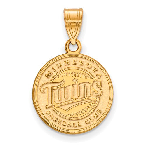 10ky MLB  Minnesota Twins Medium Logo Pendant