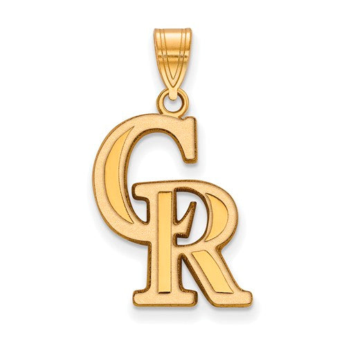 10ky MLB  Colorado Rockies Large Pendant