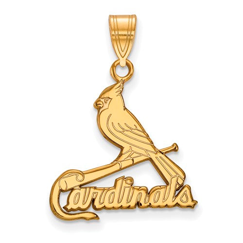 10ky MLB  St. Louis Cardinals Large Logo Pendant